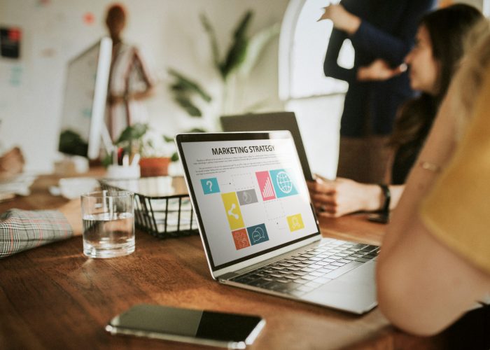 people in a creative meeting